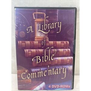A Library Of Bible Commentary 4 Dvd Roms For‎ Computer Religion